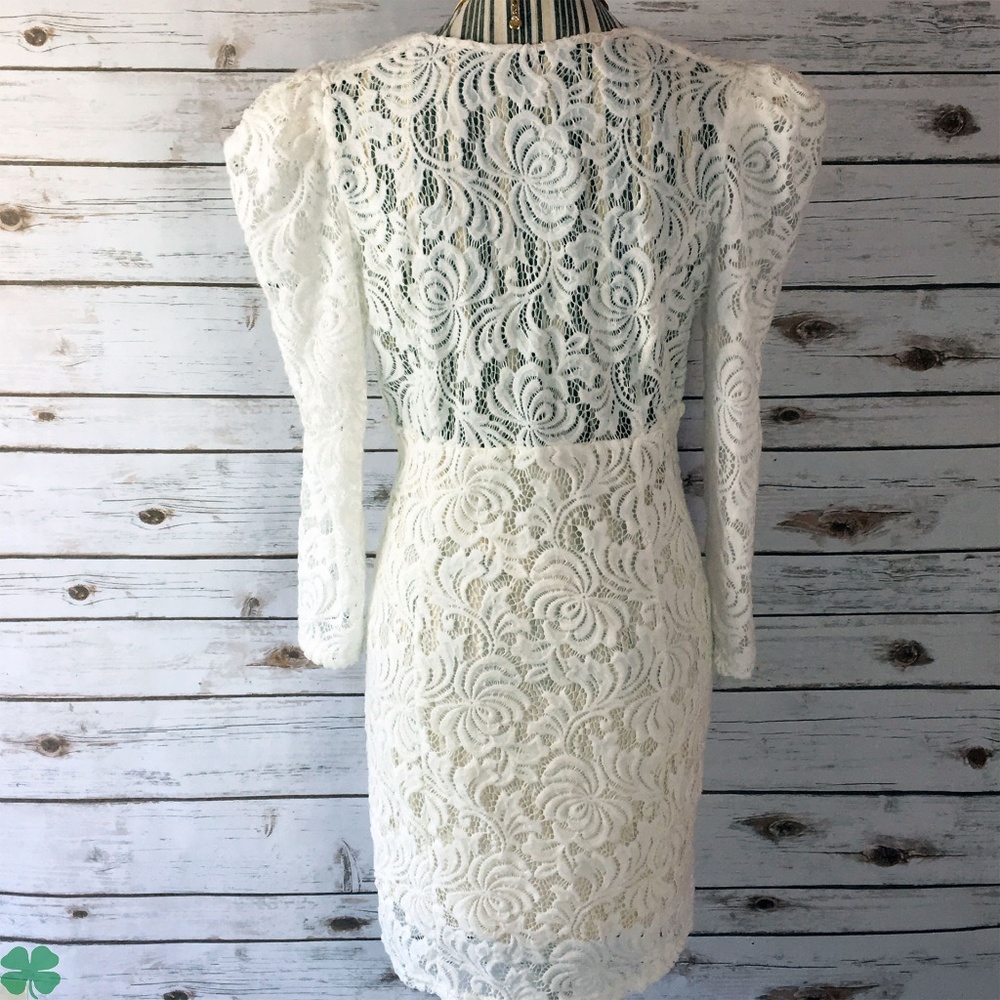 🎉HP🎉NWT Free People Ivory Lace Dress Size Large